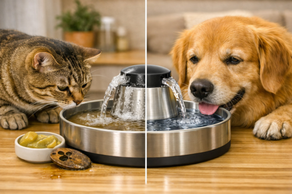 Hard Water Effects on Pet Fountains